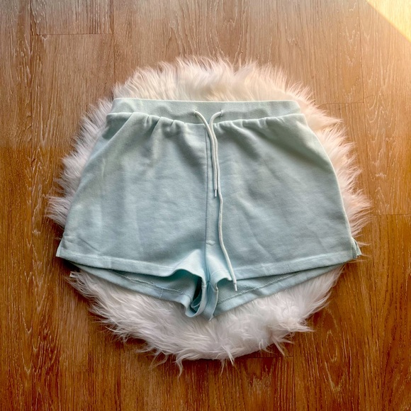 Princess Polly Sophie Baby Blue Lounge Shorts - Picture 4 of 7